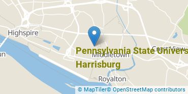 Location of Pennsylvania State University-Penn State Harrisburg
