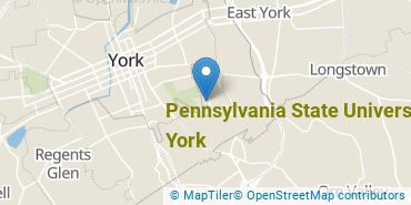 Location of Pennsylvania State University-Penn State York
