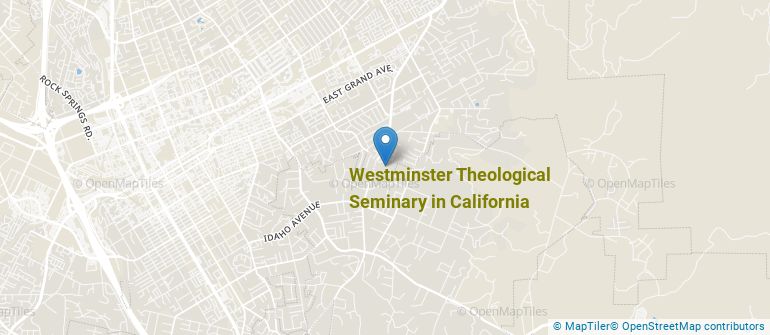 Westminster Theological Seminary in California Overview Grad Degree