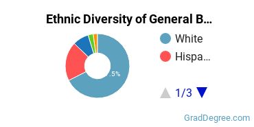 Business & Commerce Majors in NV Ethnic Diversity Statistics