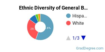 Business & Commerce Majors in NM Ethnic Diversity Statistics