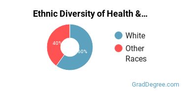 Health/Medical Admin Services Majors in ME Ethnic Diversity Statistics
